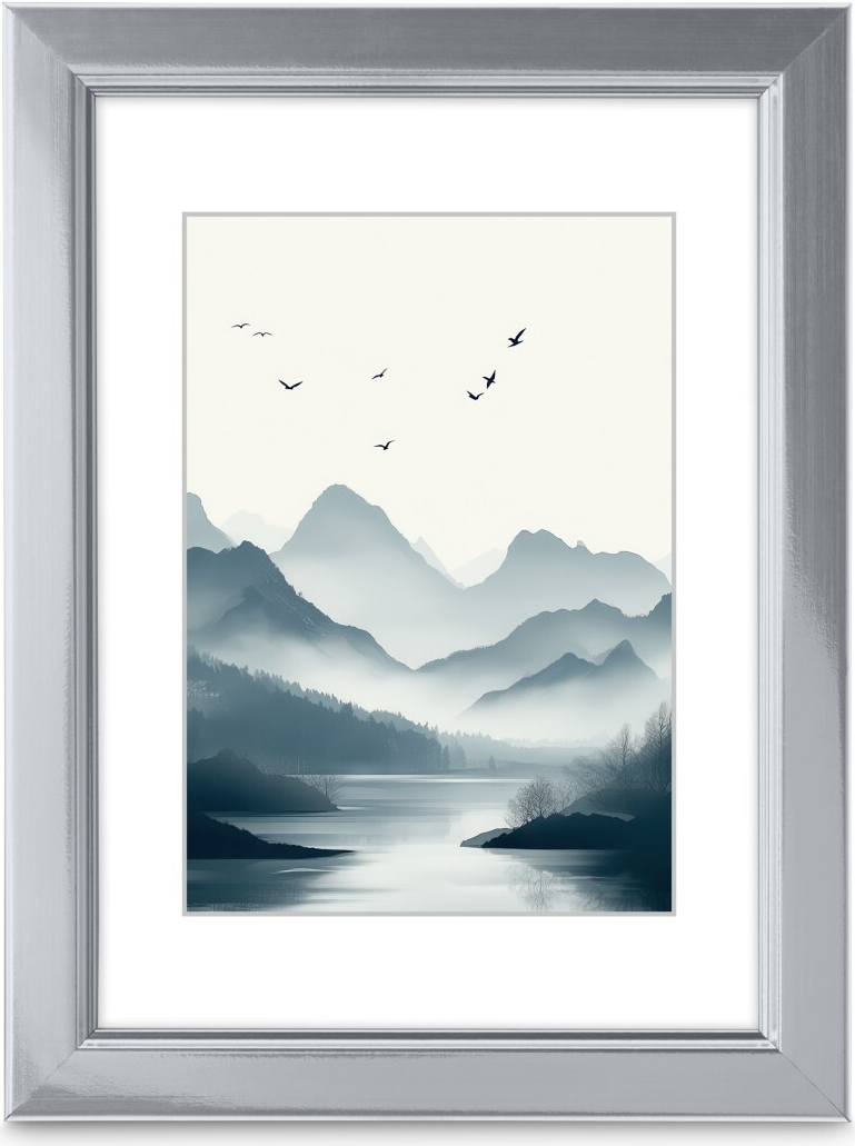 Hama Kunststoffrahmen Chill, Silber, 13 x 18 cm (00193289)