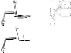 LogiLink Sit-Stand Workstation (BP0040)