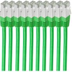 shiverpeaks BS75711-HG-SET10. Kabellänge: 1 m, Kabelstandard: Cat6, Kabelschirmung: S/FTP (S-STP), Anschluss 1: RJ-45, Anschluss 2: RJ-45, Steckerverbindergeschlecht: Männlich/Männlich, Beschichtung Steckerkontakte: Gold (BS75711-HG-SET10)