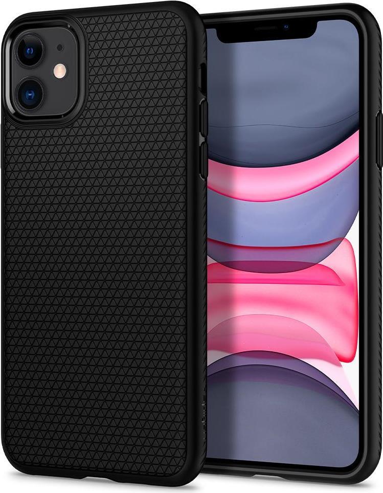 Spigen Liquid Air Handy-Schutzhülle Cover Schwarz (076CS27184)
