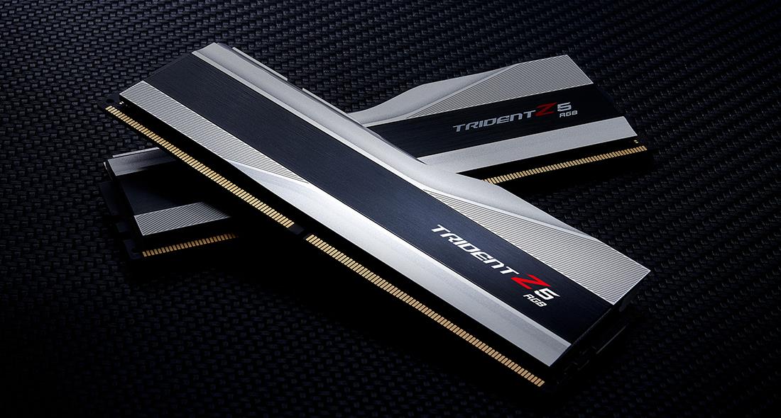 G.Skill Trident Z5 RGB DDR5 32 GB RAM 2x16 GB 6400 MHz CL32 Schwarz/Silber