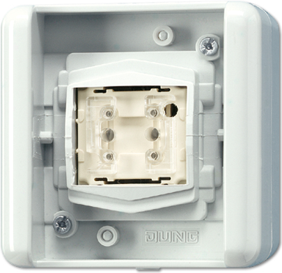 Jung KNX Taster BA 1f. Mittenstellung 8471.02 LEDW (8471.02LEDW)
