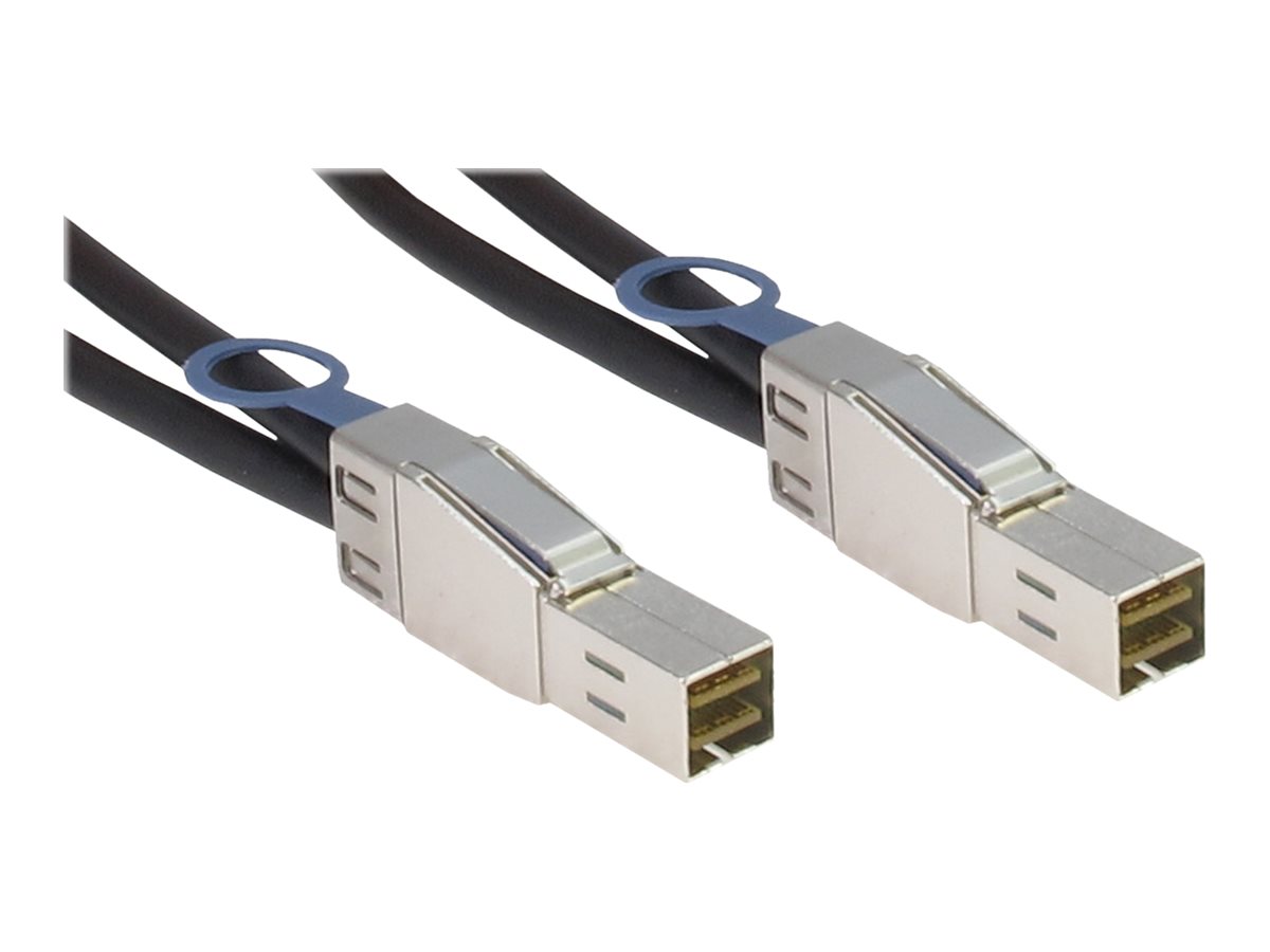 Inter-Tech SAS-Kabel SFF-8644 zu SFF-8644 SAS 12 Gbit/s 1 m Schwarz