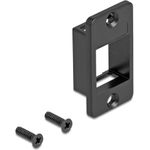 Delock Keystone Halterung für Gehäuse konisch schwarz (67336)
