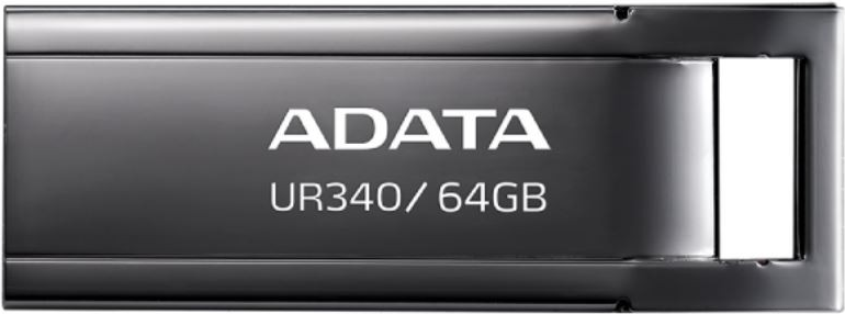 ADATA UR340 USB-Stick 64 GB USB Typ-A 3.2 Gen 2 (3.1 Gen 2) Schwarz (AROY-UR340-64GBK)