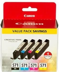 Canon CLI-571 C/M/Y/BK Value Pack (0386C005)