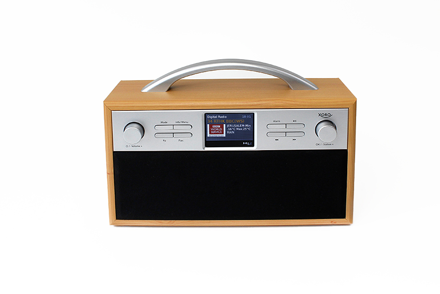 XORO DAB 250 IR Internetradio DAB+ FM UKW Spotify Bluetooth WLAN 2.4" Braun