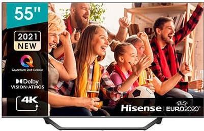 Hisense 55A7GQ Fernseher 139,7 cm (55 ) 4K Ultra HD Smart-TV WLAN Schwarz [Energieklasse G] (55A7GQ)
