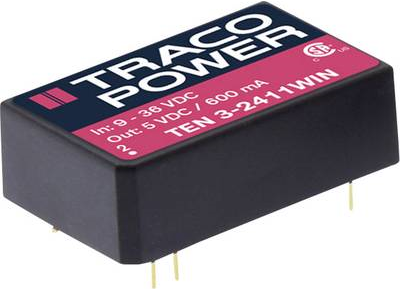 TRACO TEN 3-2412WIN - DC/DC-Wandler TEN 3WIN, 3 W, 12 V, 250 mA, DIL-24 (TEN 3-2412WIN)