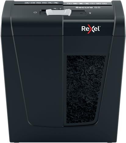 Rexel Secure S5 Aktenvernichter Streifenzerkleinerung 70 dB Schwarz (2020121EU)