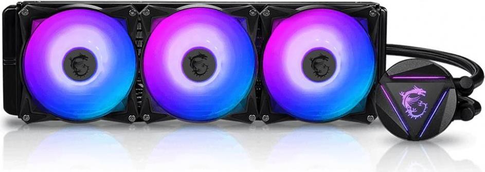 MSI MAG CORELIQUID 360R V2 Prozessor-Flüssigkeitskühlsystem 360 mm Schwarz