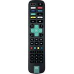 One For All URC4923 Ersatzfernbedienung für Roku TV, lernfähig, 1 Gerät, Schwarz