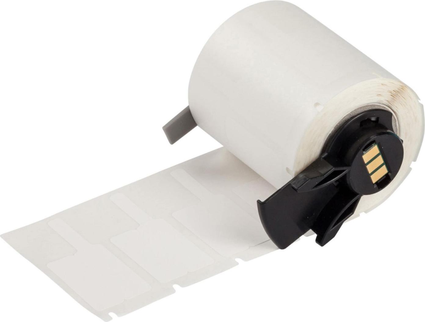 Brady, M6-1-425-FP, Fähnchen, Polypropylen, Weiß, matt, 30.00 x 10.00 mm, Layout 1, permanent (250 E.) (174381)