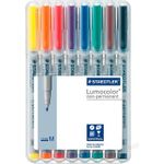 STAEDTLER Lumocolor Folienstifte-Set farbsortiert non-permanent 8 St. (315 WP8)