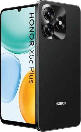 Honor X5c Plus Phone, 128GB/4GB, Midnight Black , 6.74"  Schwarz (5109BYFH)