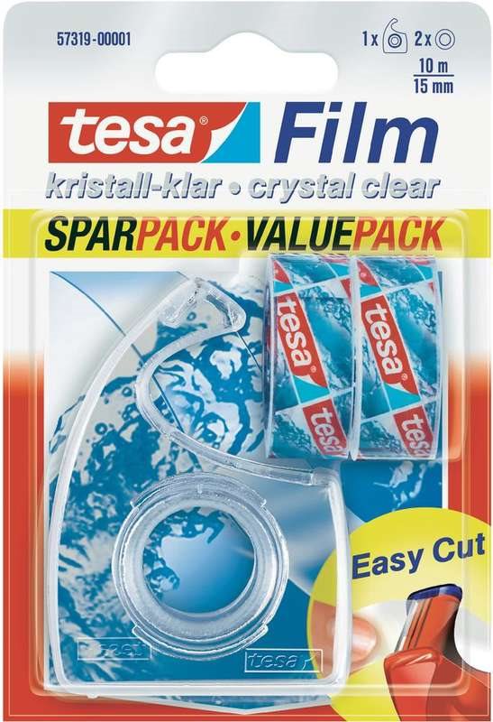 tesafilm Tesafilm® Transparent (L x B) 10 m x 15 mm Inhalt: 2 Rolle(n) (57319)