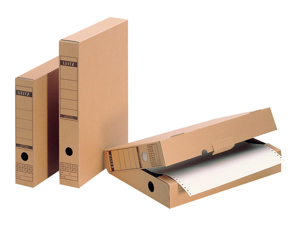 Leitz 6084-00-00 Aktenbox A4 Naturbraun