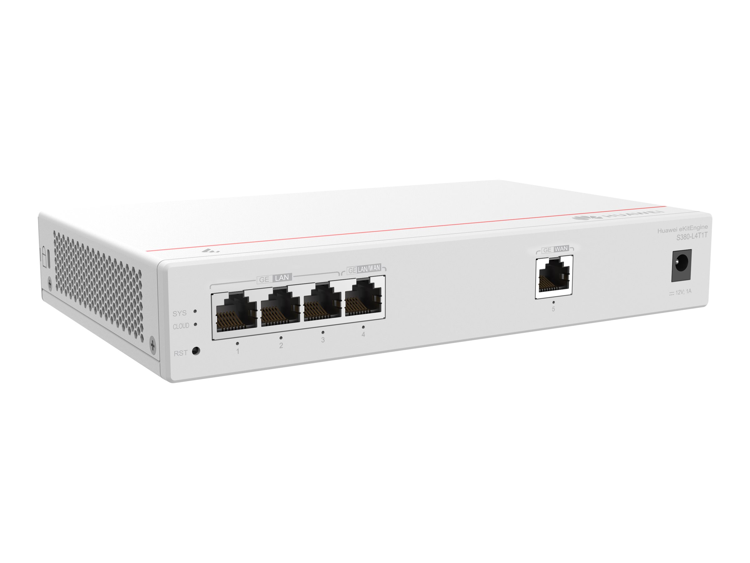 Huawei eKitEngine S380-L4T1T Managed Switch 4x Gigabit Ethernet 1x GE WAN Weiß
