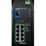 TRENDnet TI-BG5091B Industrieller DIN-Rail Switch 9-Port 2.5G PoE++ mit 10G SFP+ (TI-BG5091B)