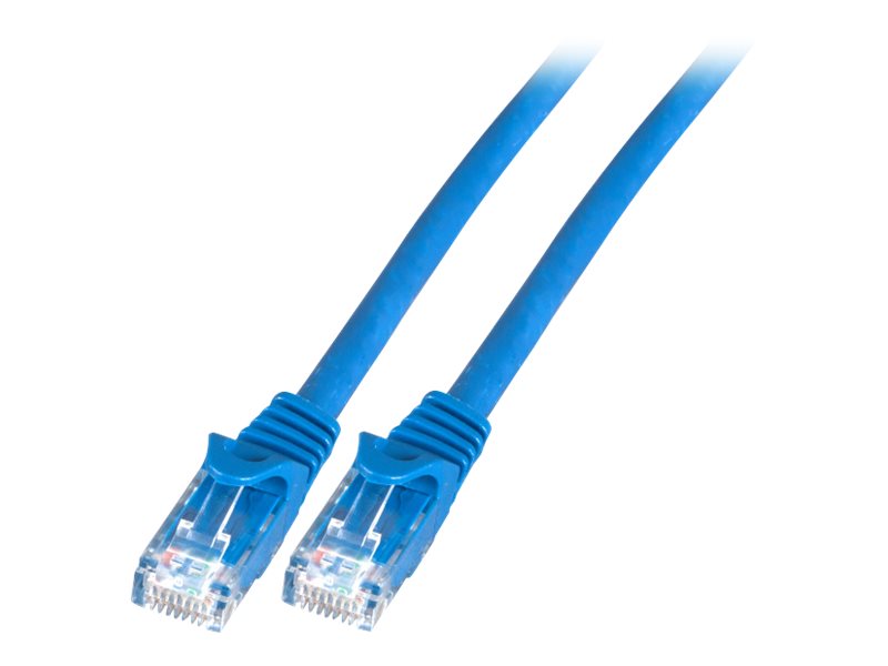 EFB-Elektronik RJ45 Patchkabel Cat.6 U/UTP 0,25 m Blau