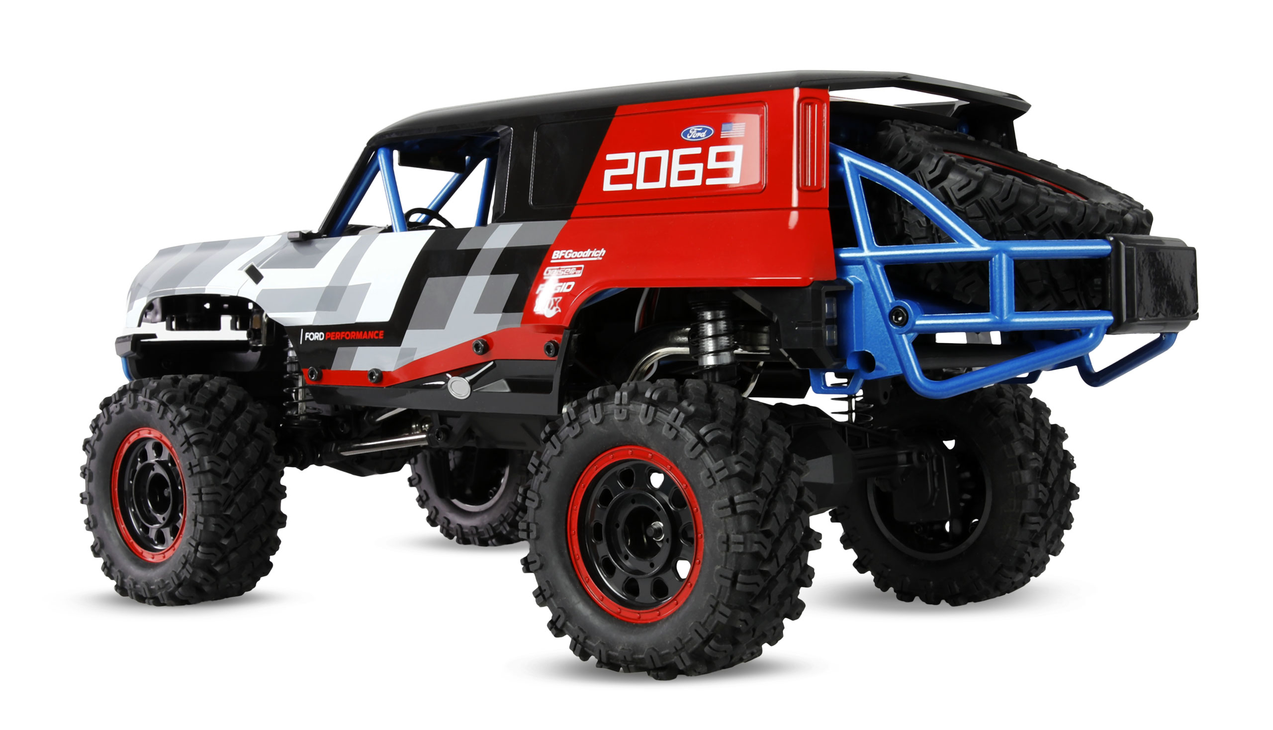 Amewi Hyper GO Ford Bronco Baja 1000 Scale Crawler 1:12 RTR 4WD Brushless Mehrfarbig