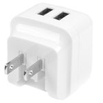 StarTech.com Dual Port USB Wall Charger 17W/3,4A (USB2PACWH)