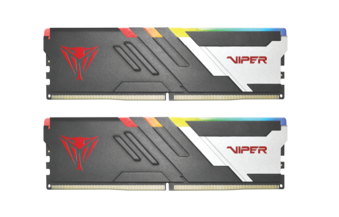 Patriot Viper Venom DDR5 series PVV532G560C36K 32 GB RAM 5600 MT/s CL36 Silber, mattschwarz