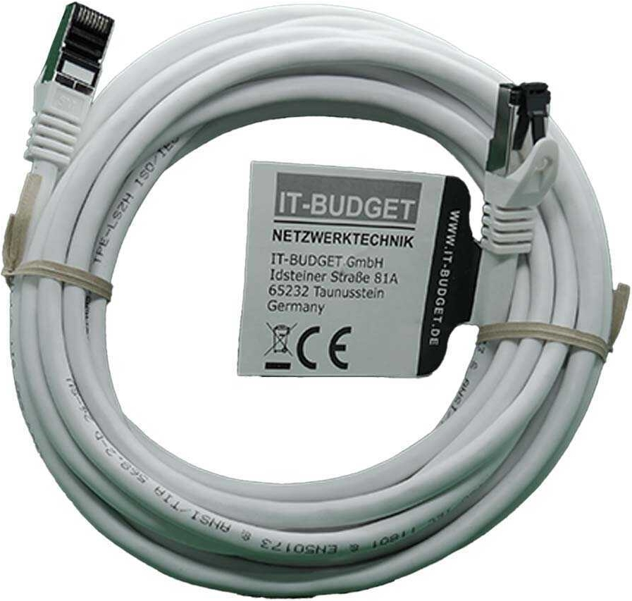 IT-BUDGET Vollkupfer Premium Patchkabel (90ITBFLEX81PK5W)