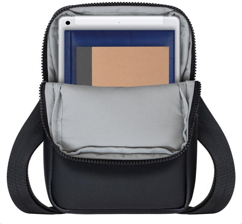 RIVACASE 8810 black melange Crossbody bag for Tablets 8 (8810 BLACK)
