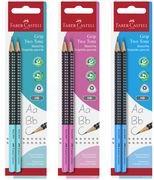 FABER-CASTELL Bleistift GRIP 2001 TWO TONE, Blisterkarte Minenstärke: ca. 2 mm, farbig lackiert, Soft-Grip-Zone, - 1 Stück (517093)