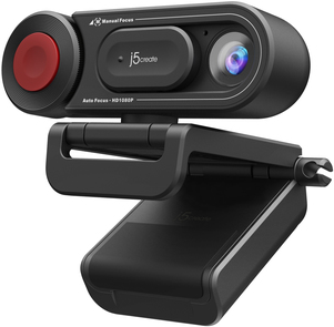 j5create JVU250-N HD-Webcam mit Auto- & manuellem Fokusschalter (JVU250-N)