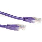 ACT CAT6A UTP 0.5m 0.5m Cat6a U/UTP (UTP) Violett Netzwerkkabel (IB6600)