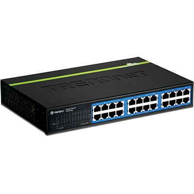 TRENDnet TEG-S24DG 24-Port Gigabit GreenNet Switch Schwarz