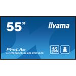 iiyama ProLite LH5560UHS-B2AG Signage Display 139 cm (54,6 Zoll) 4K UHD (3840 x 2160), VA, 500cd/m², 24/7, LAN, WiFi, Android 11 OS (LH5560UHS-B2AG)