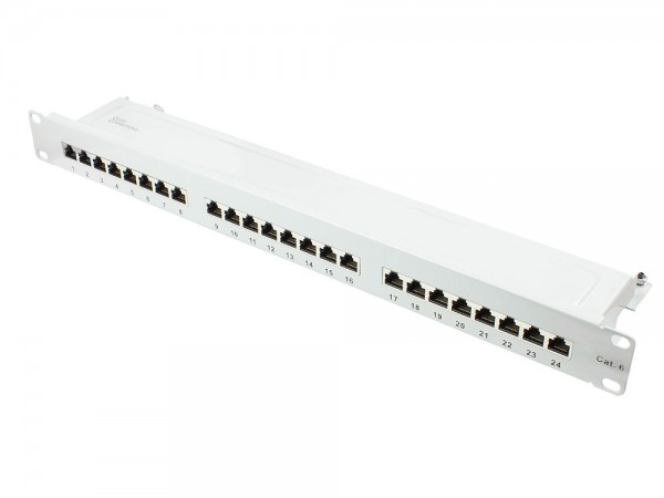 Good Connections GC-N0138 Patchpanel 19" Cat.6 24-Port 1U Grau
