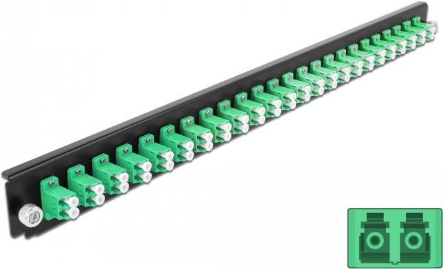 DeLOCK Rack-Montageblech für Glasfaser-Spleißbox (43358)