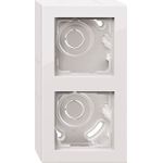 Gira AP-Gehäuse 2-f. reinweiß 106229 (106229)