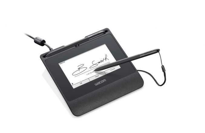 Wacom STU-540 Unterschriften-Terminal mit LCD 5" Elektromagnetisch USB 2.0 Seriell Schwarz