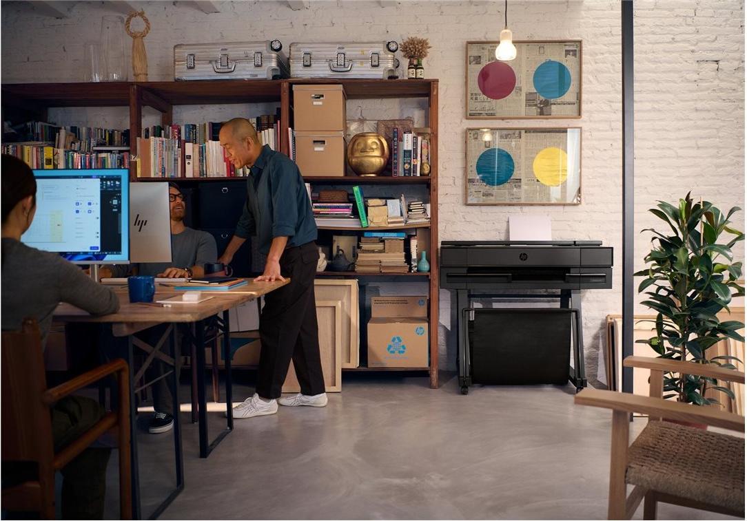 HP DesignJet T870 24" Großformatdrucker Schwarz