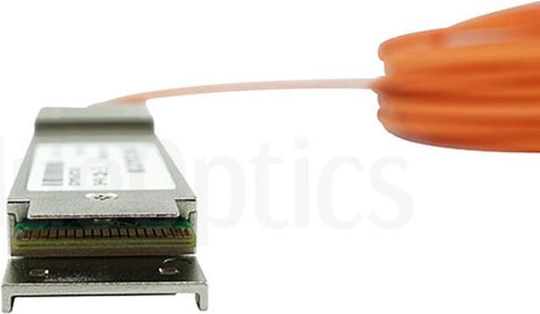 BlueOptics QFX-QSFP-AOC-2M kompatibles AOC QSFP BO252503K2M InfiniBand-Kabel Orange (QFX-QSFP-AOC-2M-BO)
