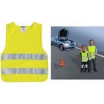 IWH Kinder-Pannenweste/Warnweste, DIN EN 1150, gelb 100 % Polyester, flueoreszierend, neon-gelb, mit Klett - 1 Stück (540303)