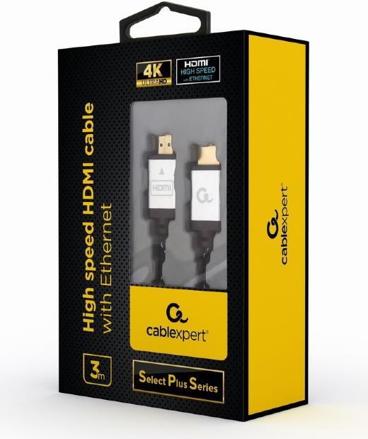 Gembird CCB-HDMIL-3M HDMI-Kabel HDMI Typ A (Standard) Grau (CCB-HDMIL-3M)