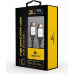 Gembird CCB-HDMIL-3M HDMI-Kabel HDMI Typ A (Standard) Grau (CCB-HDMIL-3M)