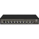 LevelOne FGP-1031 Netzwerk-Switch Unmanaged Gigabit Ethernet (10/100/1000) Power over Ethernet (PoE) Schwarz (FGP-1031)