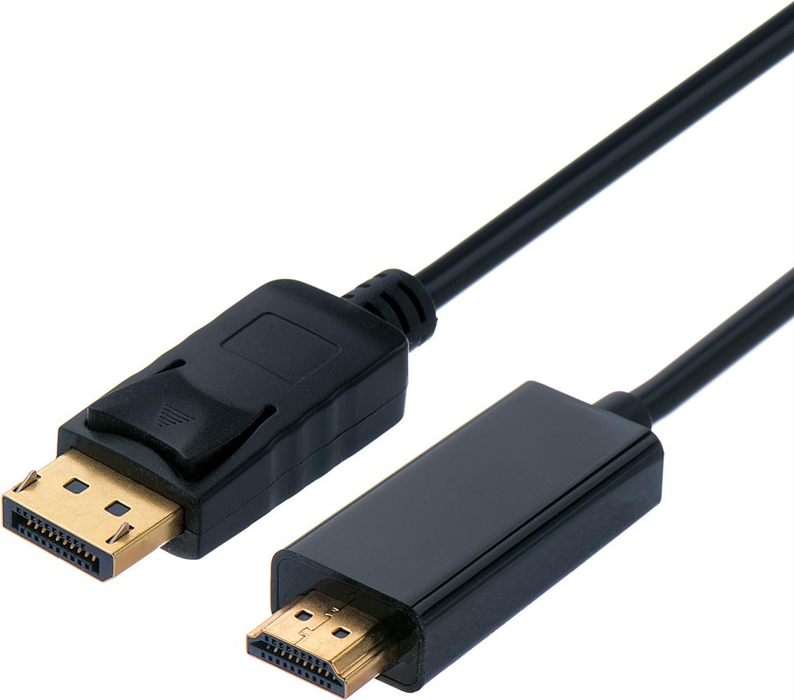 STANDARD DisplayPort Kabel DP - UHDTV, ST/ST, schwarz, 3 m (S3682)
