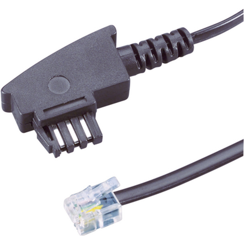 Basetech Fax Anschlusskabel [1x TAE-N-Stecker BT-1602127