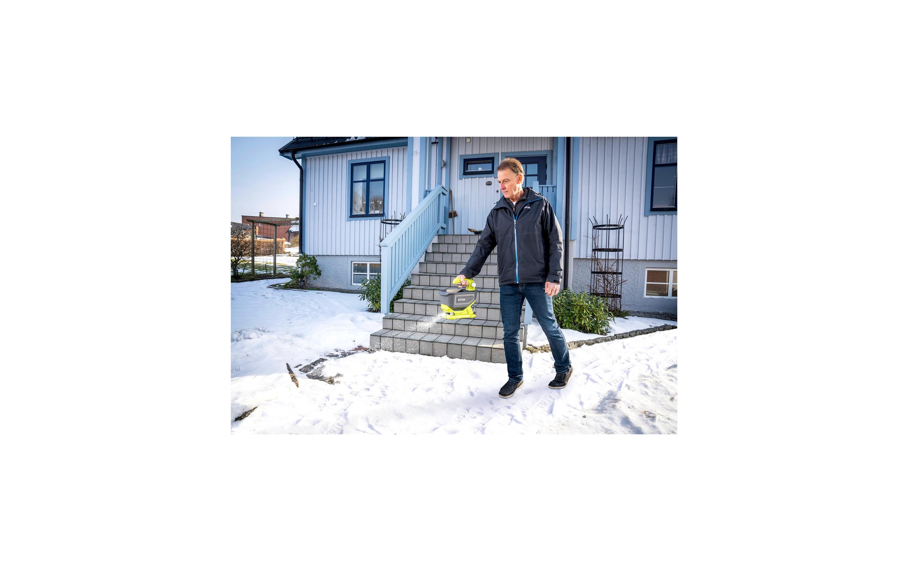 Ryobi OSS1800 18V Akku-Universalstreuer 2,5–3,5 m Schwarz, Grün