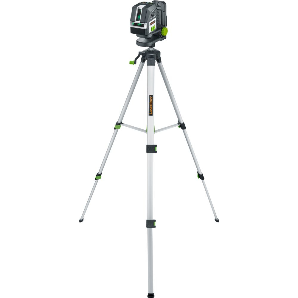 Laserliner PocketCross Bezugspegel mit 150 cm Stativ Schwarz, Weiß