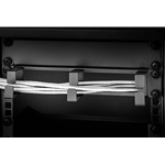 Renkforce RF-3429154 25,40cm (10")  Netzwerkschrank-Kabelführung 1 HE Schwarz (RF-3429154)