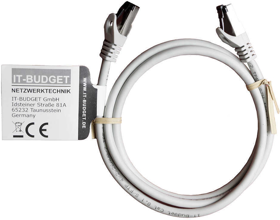 IT-BUDGET Vollkupfer Premium Patchkabel (90ITBFLEX81PK1G)